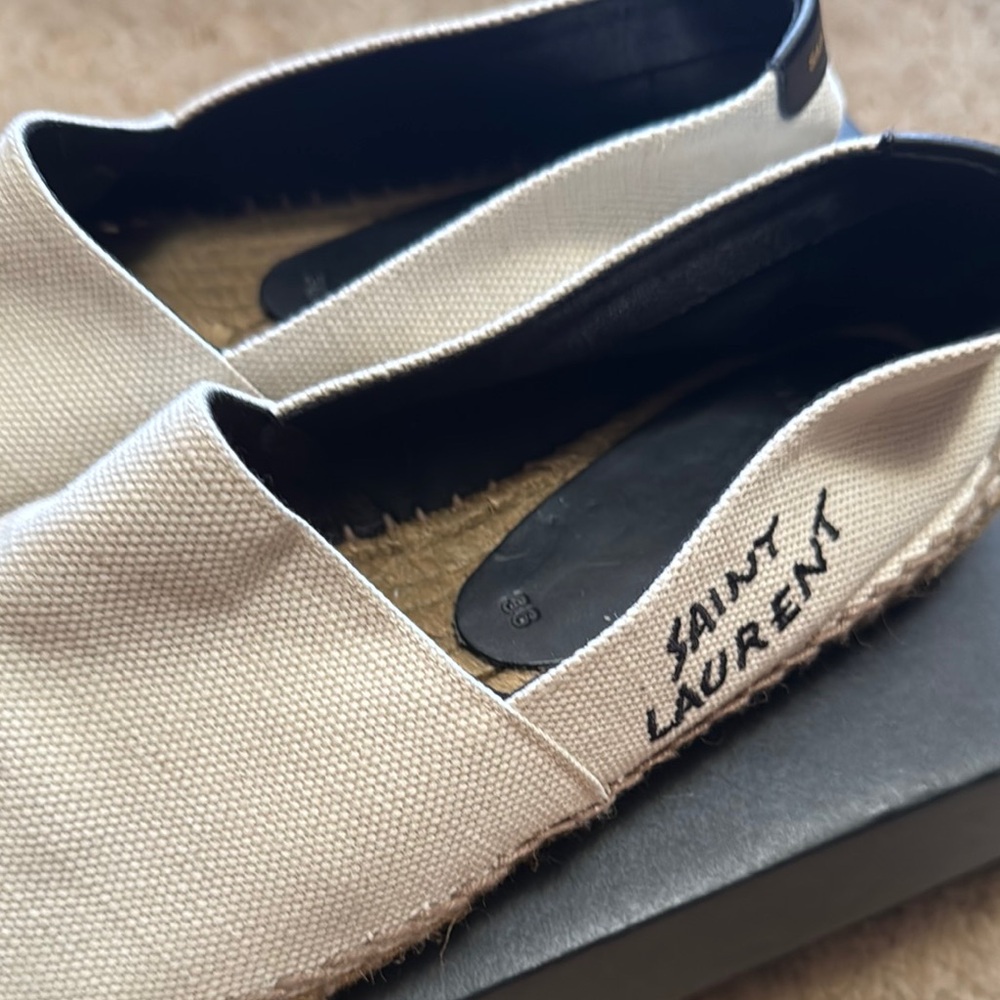 Saint Laurent Cream and Black
